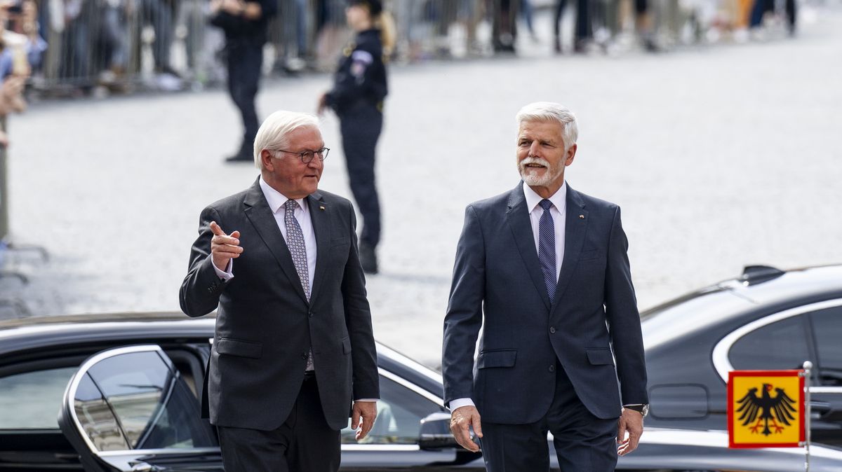 Pavel jednal na Hradě s německým prezidentem Steinmeierem